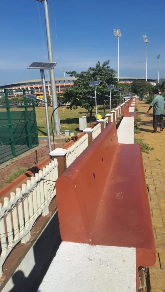 Solar Street Lights - PJN Stadium Fatorda